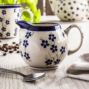 Mlecznik / Dzbanek do mleka Bolesławiec 250 ml - dek. 1244A