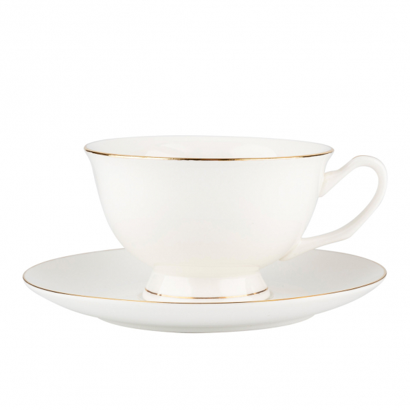 Filiżanki do kawy i herbaty porcelanowe ze spodkami FLORINA VALENTINA 200 ml 6 szt.