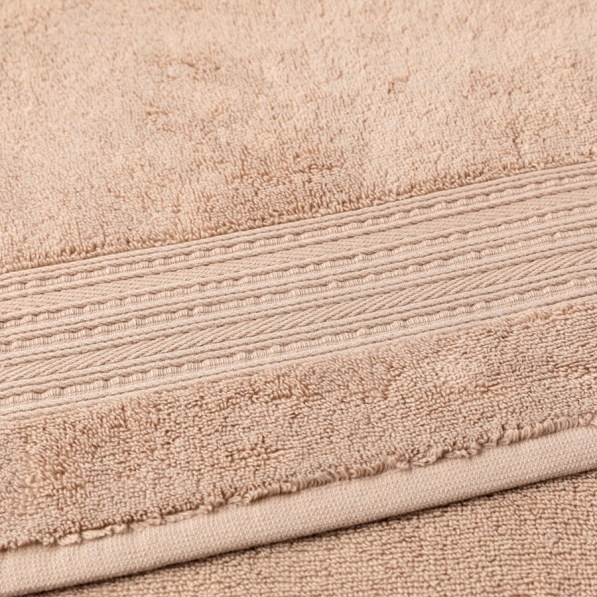 Ręcznik łazienkowy do rąk bawełniany MISS LUCY MARCO BEŻOWY 30 x 50 cm