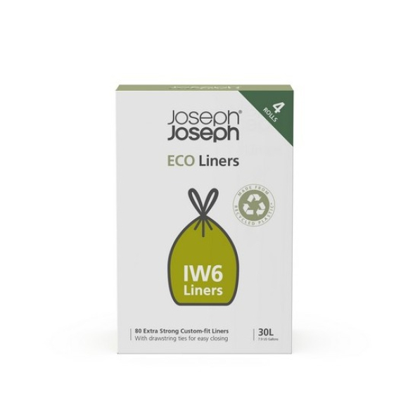 JOSEPH JOSEPH Eco Liners 30 l 80 szt. worki na śmieci z taśmą