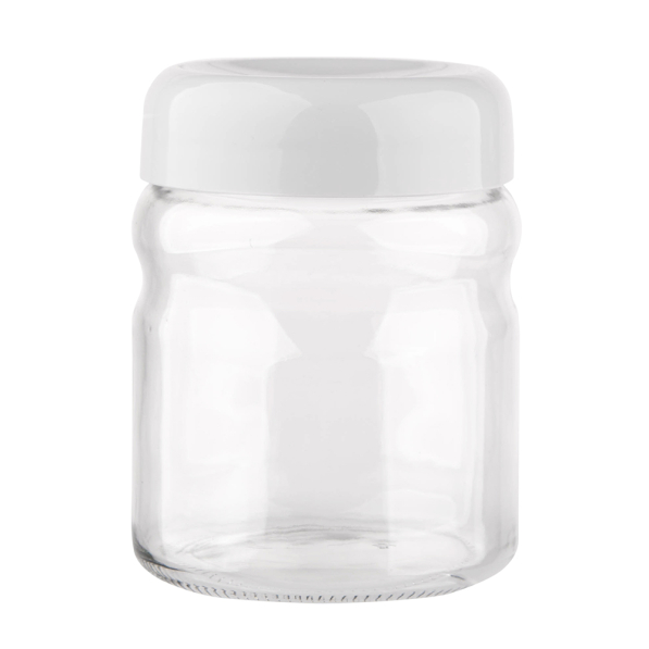 Słoik / Pojemnik na produkty sypkie szklany z pokrywką 0,9 l