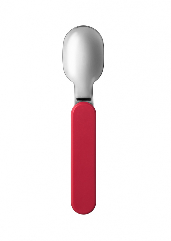 MEPAL Ellipse Nordic Red 14,5 cm czerwona - łyżka składana ze stali nierdzewnej