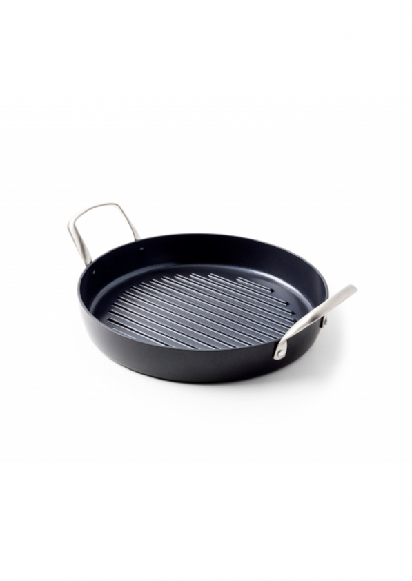 GREENPAN Craft 28 cm czarna - patelnia grillowa nieprzywierająca