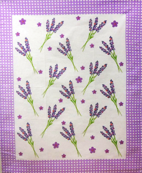 Ręcznik kuchenny bawełniany JEDEKA GRECJA LAWENDA 50 x 64 cm