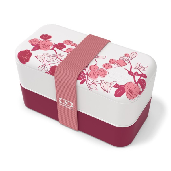 MONBENTO Bento Original Magnolia 1 l - lunch box / śniadaniówka dwukomorowa plastikowa