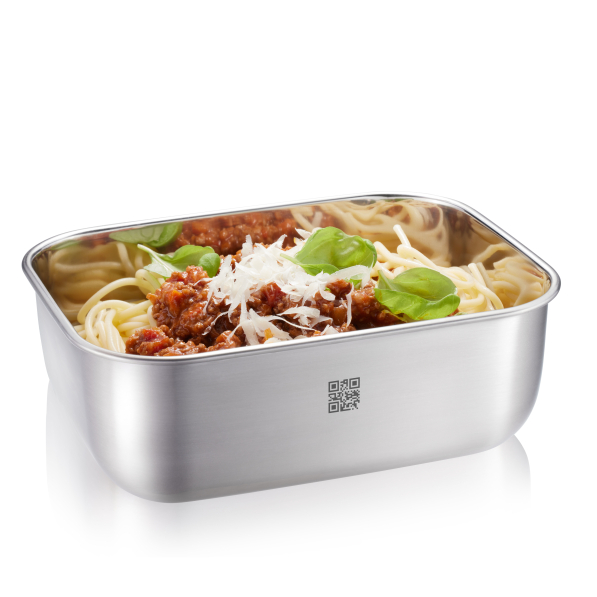 GEFU Provido 1,3 l - lunch box / śniadaniówka ze stali nierdzewnej
