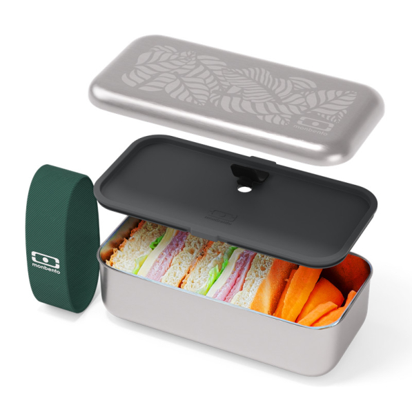 MONBENTO Sense Jungle 0,7 l - lunch box / śniadaniówka ze stali nierdzewnej