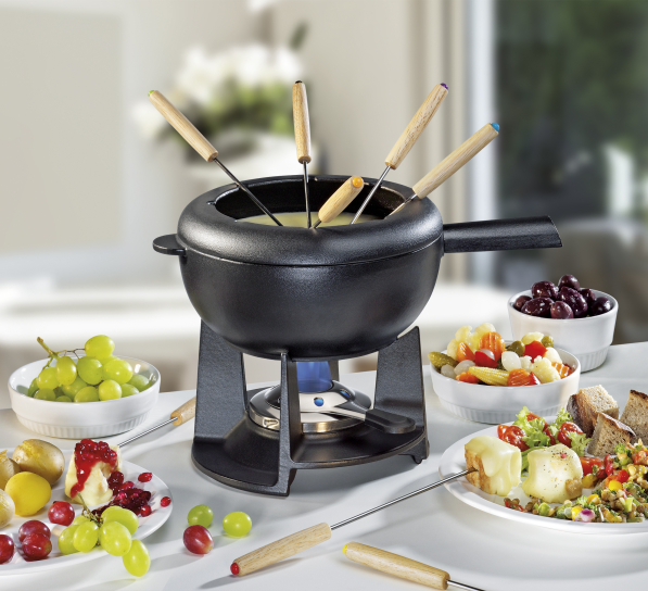 SPRING Fondue 2 l - zestaw do fondue żeliwny