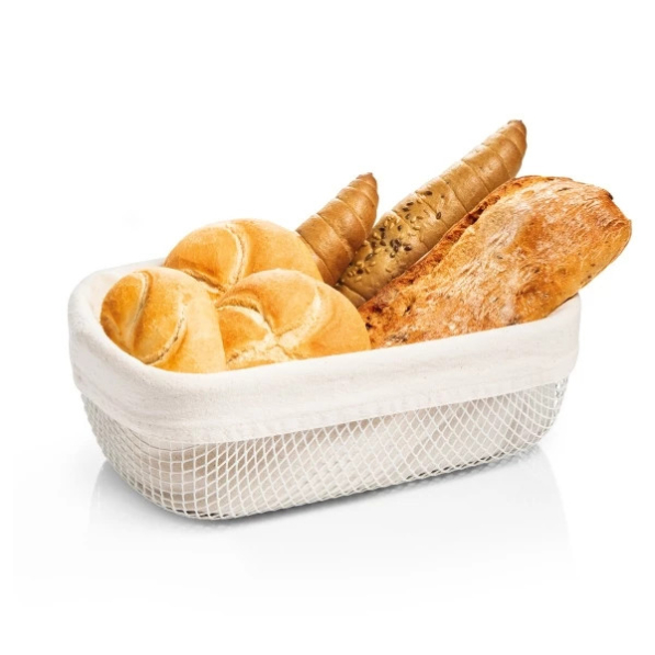 TESCOMA Online 28,5 x 18,5 cm - koszyk na chleb i pieczywo metalowy