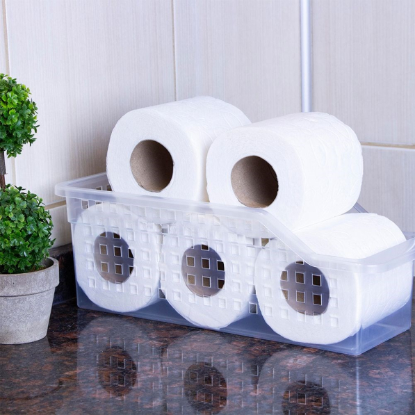 Organizer / Pojemnik do lodówki plastikowy VILDE 34,5 x 13 cm