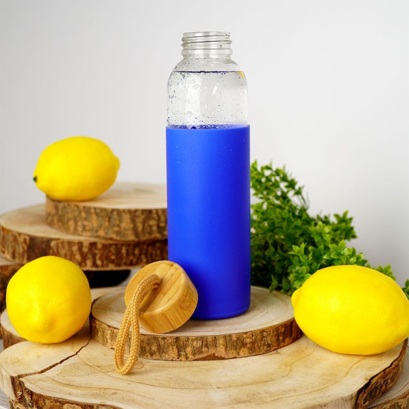 Butelka na wodę i napoje szklana z pokrowcem EXCELLENT HOUSEWARE 0,5 l