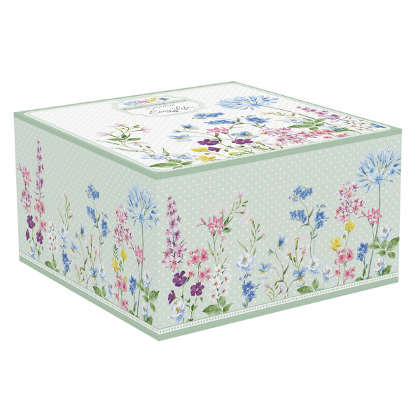 Filiżanka do kawy i herbaty porcelanowa ze spodkiem FLORASION WIELOKOLOROWA 370 ml