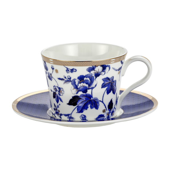 Filiżanka do kawy i herbaty porcelanowa ze spodkiem 200 ml
