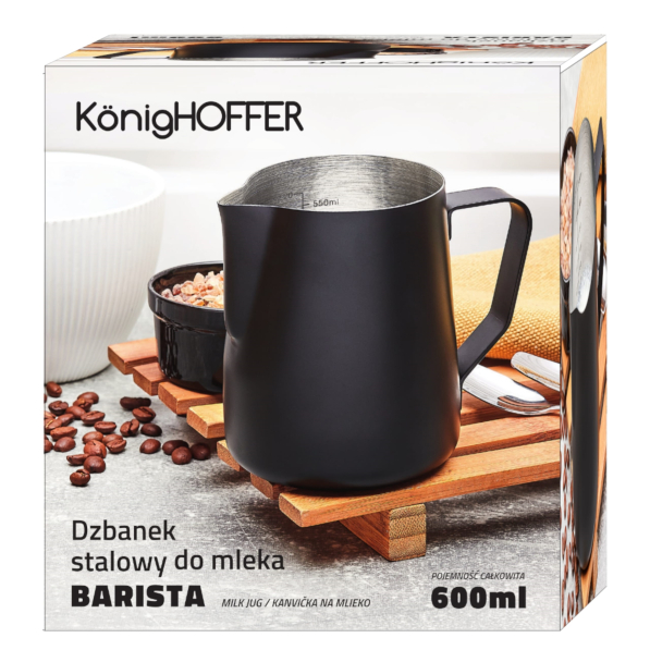 Mlecznik / Dzbanek do mleka ze stali nierdzewnej KONIGHOFFER 600 ml