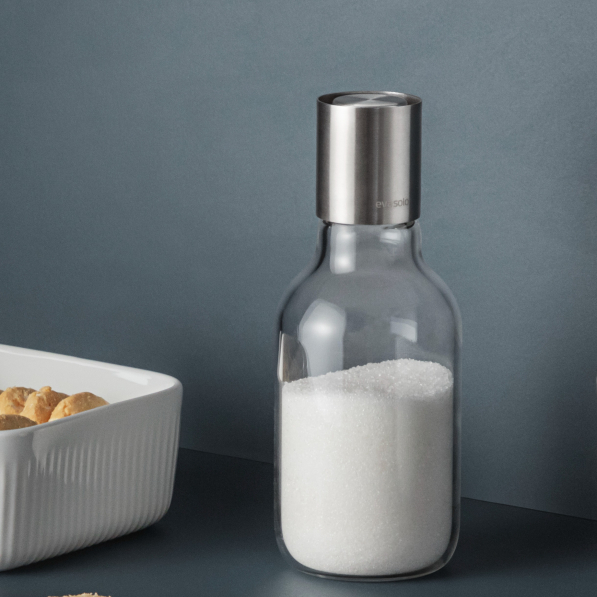 EVA SOLO 350 ml - cukiernica szklana z dozownikiem