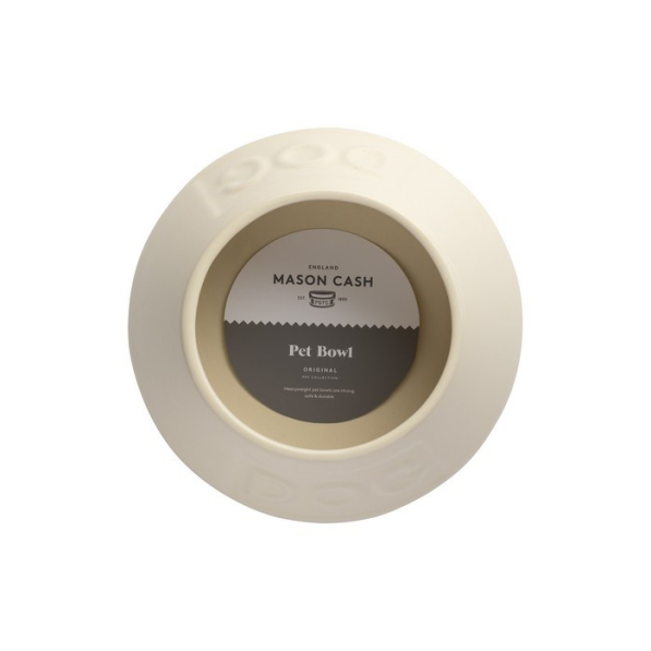 MASON CASH Non Tip Lettered 21 cm - miska dla psa kamionkowa