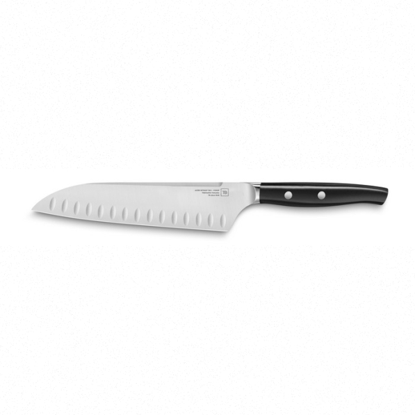 Nóż japoński Santoku ze stali nierdzewnej TARRERIAS BONJEAN BRIGADE FORGE PREMIUM 18 cm