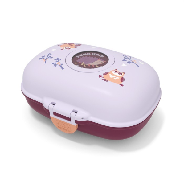 MONBENTO Gram Owl 0,6 l - lunch box / śniadaniówka dla dzieci