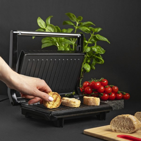 Botti Electronic Panini 750 W - grill elektryczny / opiekacz do kanapek ze stali nierdzewnej
