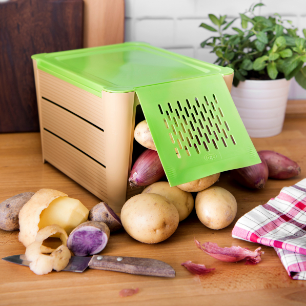 Pojemnik na ziemniaki plastikowy SNIPS PATATE PIASKOWY 7,25 l