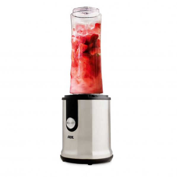 ADE Cup Blender 300 W - blender kielichowy ze stali nierdzewnej z młynkiem do kawy