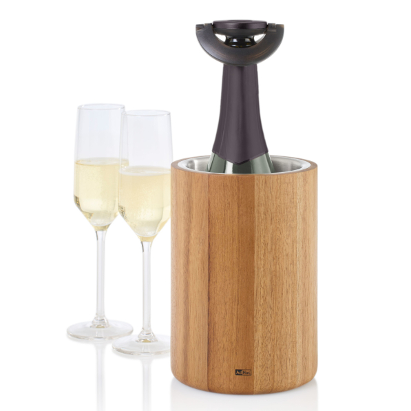 ADHOC Vine - schładzacz do wina i szampana z drewna akacjowego