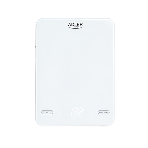 ADLER - waga kuchenna elektroniczna szklana 