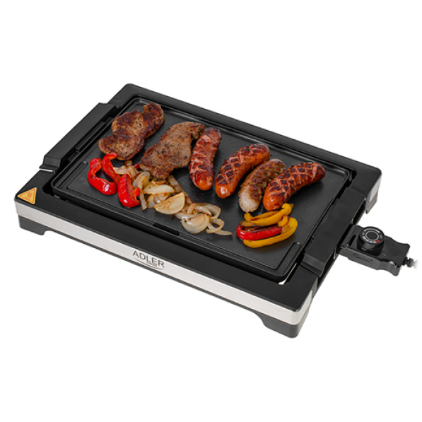 ADLER AD 6613 3000 W - grill elektryczny stołowy metalowy z akcesoriami