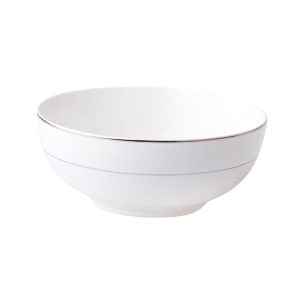 AMBITION Aura Silver 0,85 l - miska / salaterka porcelanowa