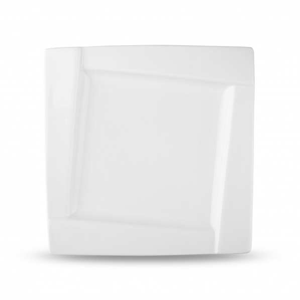 AMBITION Kubiko 18 el. biały - komplet talerzy porcelanowych na 6 osób