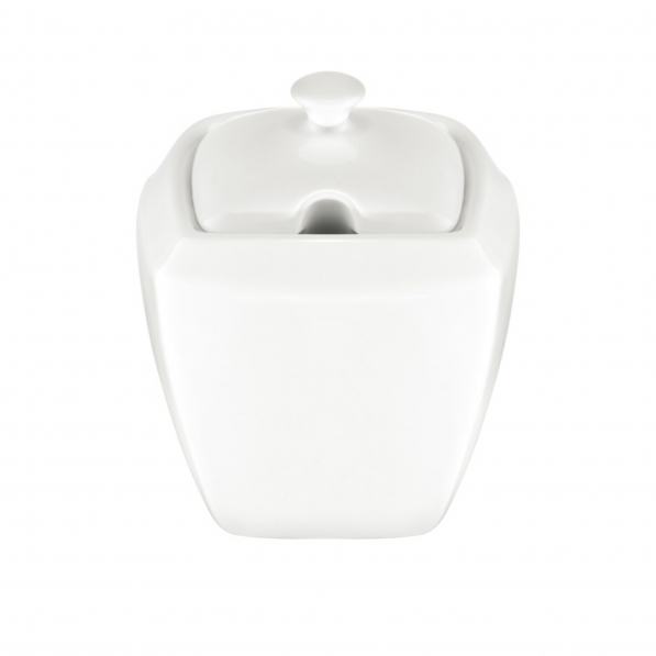 AMBITION Porto 260 ml biała - cukiernica porcelanowa