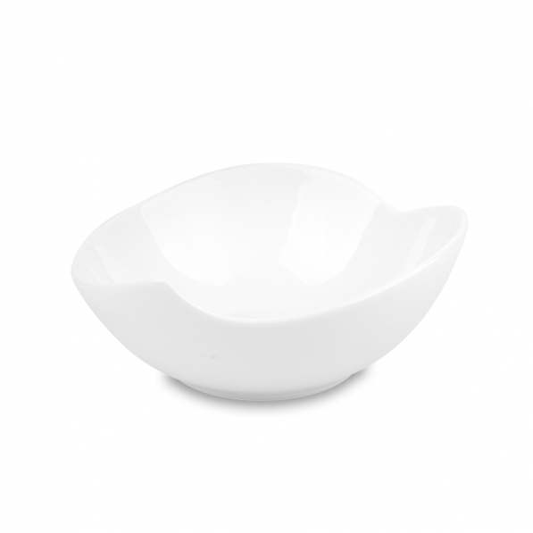 AMBITION Salsa Liść 0,5 l biała - miska / salaterka porcelanowa