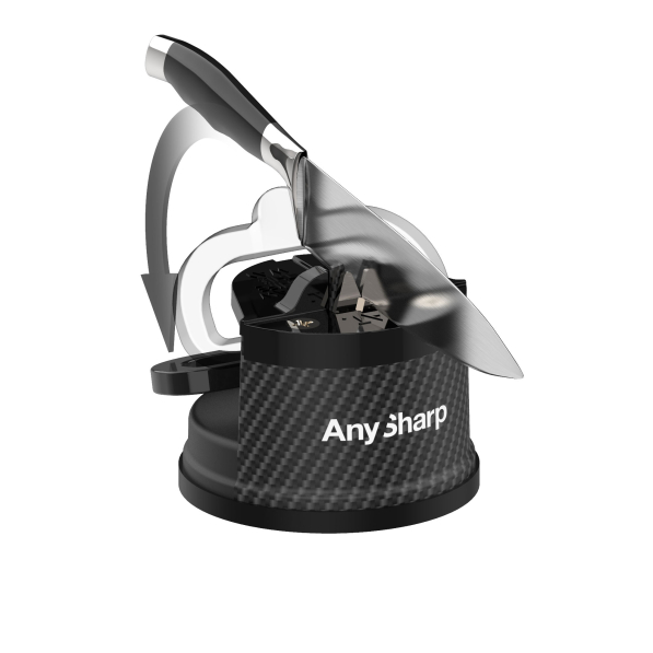 ANYSHARP Classic Carbon Fibre - ostrzałka do noży z ostrzem z węglika wolframu