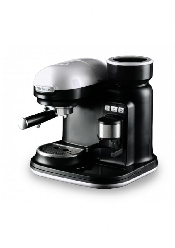 ARIETE Espresso moderna 1080 W szary - ekspres do kawy ciśnieniowy metalowy