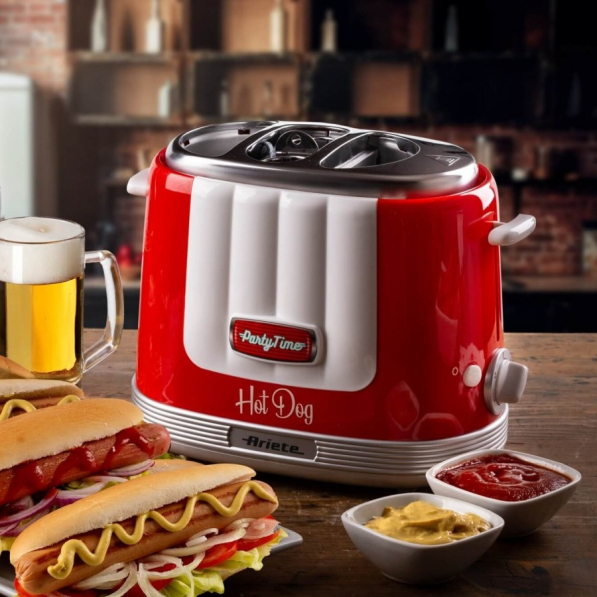 ARIETE Party Time 650 W - toster / opiekacz do hot dogów