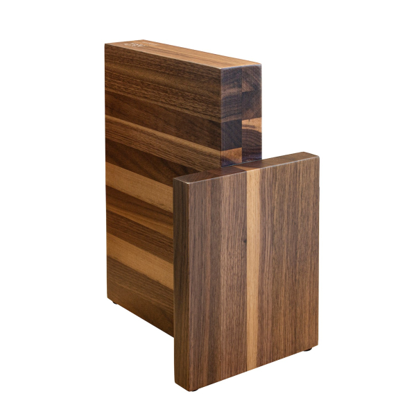 ARTELEGNO - stojak na noże magnetyczny z drewna orzechowego