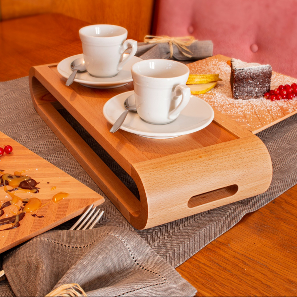 ARTELEGNO VASD 37 x 15 cm - taca do serwowania z drewna bukowego