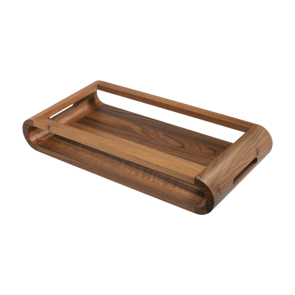 ARTELEGNO VASD 43 x 21 cm - taca do serwowania z drewna orzechowego