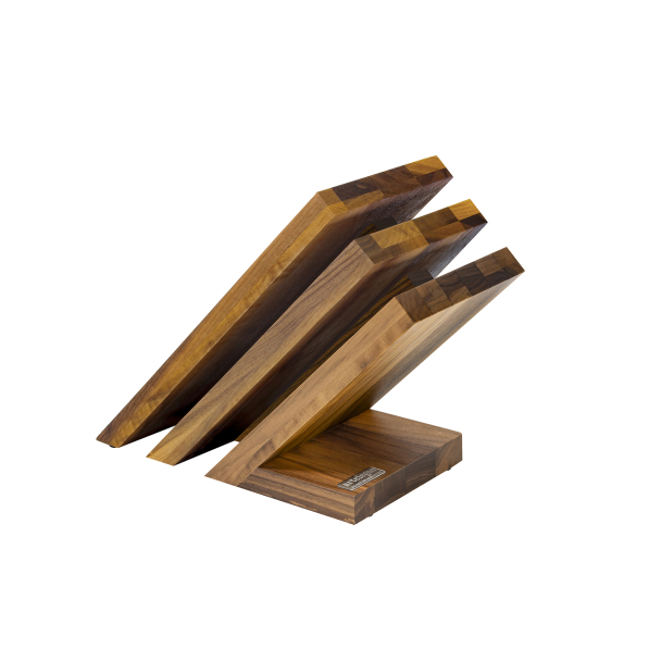 ARTELEGNO Venezia - stojak na noże magnetyczny z drewna orzechowego