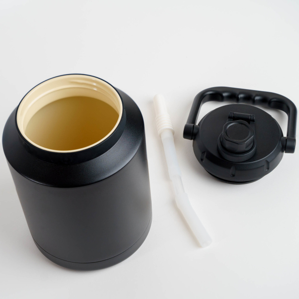 ASOBU Mini Jug Puramic 0,975 l - butelka termiczna ze stali nierdzewnej ze słomką