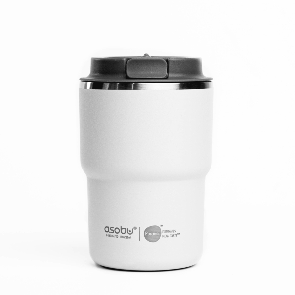 ASOBU The Mini Pick Up 355 ml - kubek termiczny na kawę ze stali nierdzewnej z ceramiczną powłoką