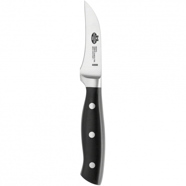 BALLARINI Brenta 7 cm czarny - nóż do obierania warzyw i owoców stalowy