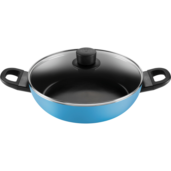 BALLARINI Caprera 28 cm - patelnia nieprzywierająca z pokrywką