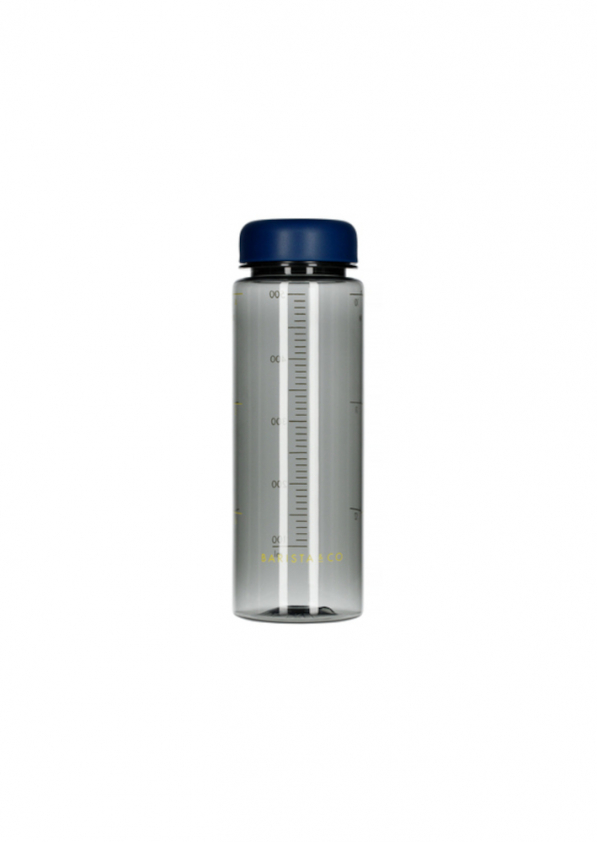 BARISTA & CO Timer Measure Water Bottle Blue 0,5 l granatowa - butelka na wodę tritanowa z miarką