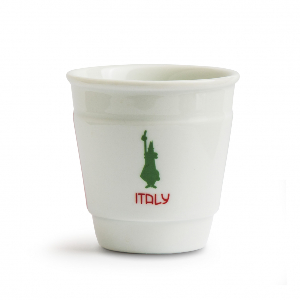 BIALETTI Italia 60 ml biała - filiżanka do espresso ceramiczna