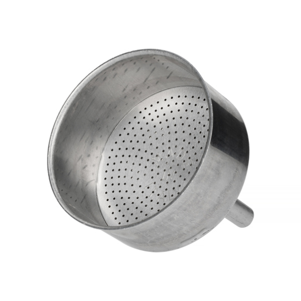 BIALETTI na 12 filiżanek espresso - lejek do kawiarki aluminiowy