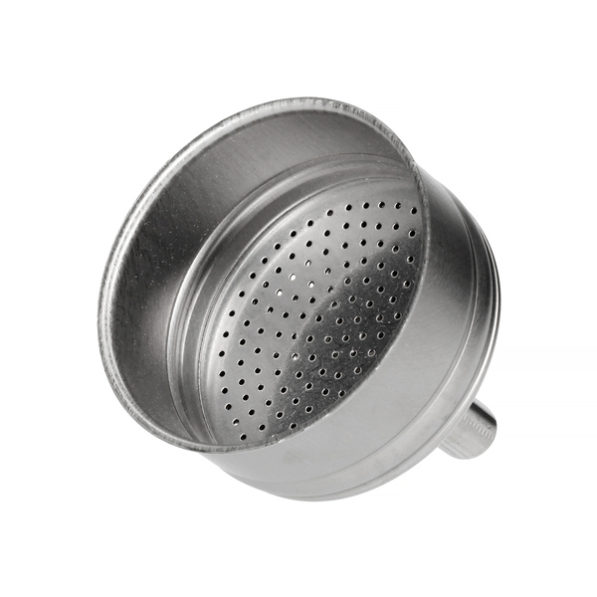 BIALETTI na 4 filiżanki espresso - lejek do kawiarki aluminiowy