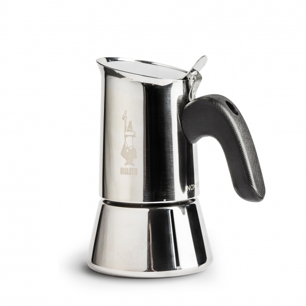 BIALETTI New Venus na 2 filiżanki espresso (2 tz) - kawiarka ze stali nierdzewnej ciśnieniowa