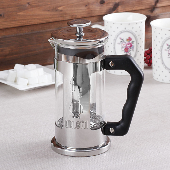 BIALETTI Preziosa 0,35 l - french press / zaparzacz do kawy tłokowy szklany