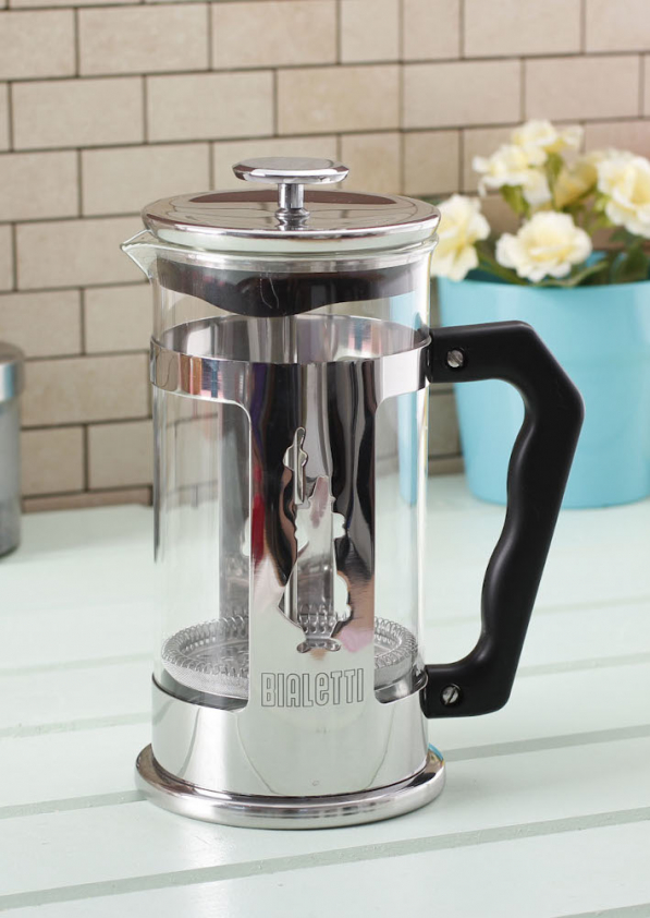 BIALETTI Preziosa 1 l - french press / zaparzacz do kawy tłokowy szklany